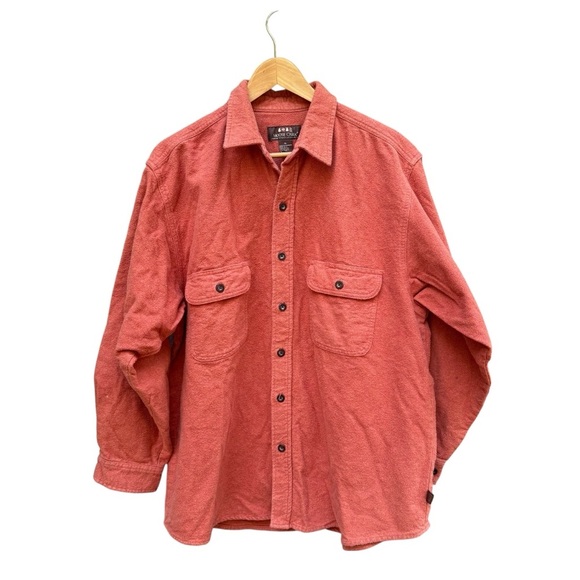 Vtg Moose Creek Men’s Flannel Shirt Size XL Heavyweight Red Chamois Outdoors - Picture 3 of 11